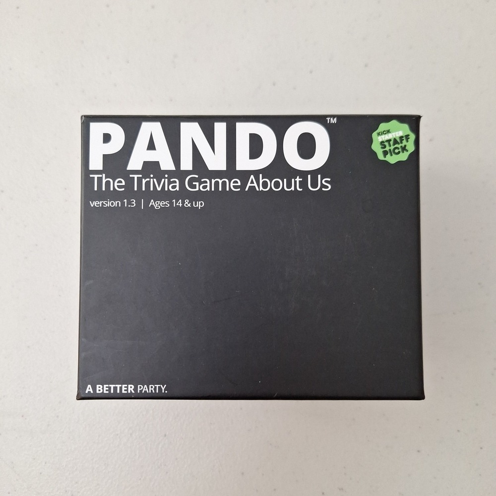 Pando The Trivia Game About Us Party Card Game Version 1.3 2019
